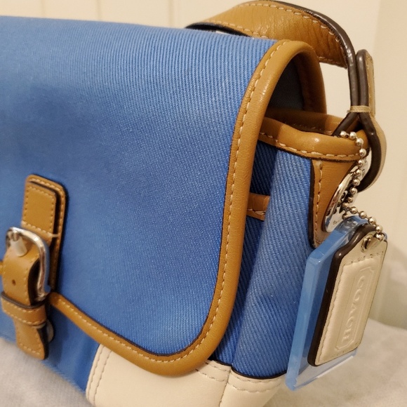 Coach Canvas Leather Crossbody Bag - Picture 5 of 7
